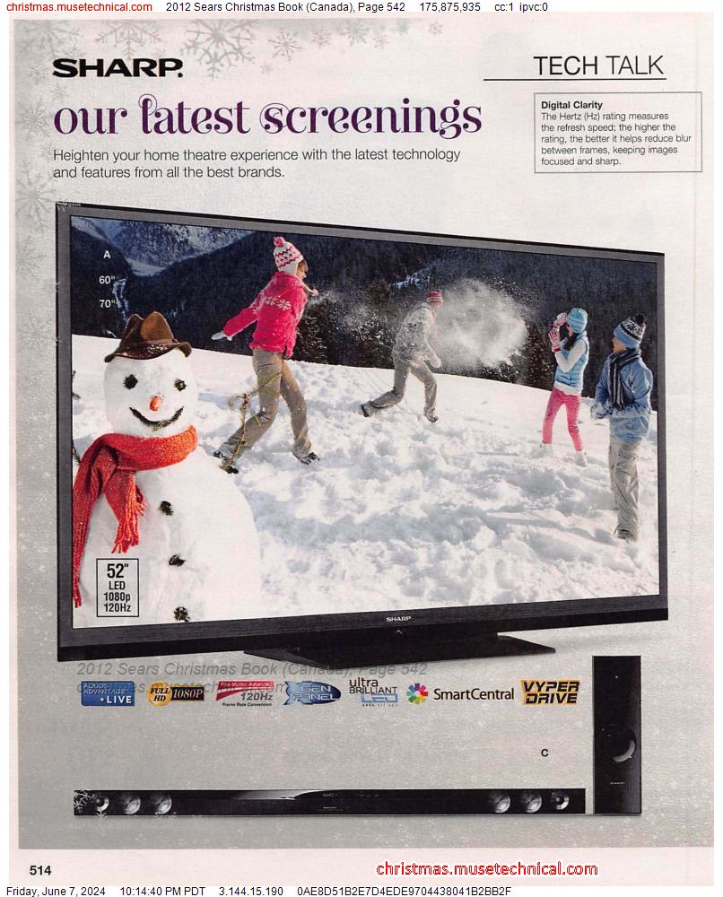 2012 Sears Christmas Book (Canada), Page 542