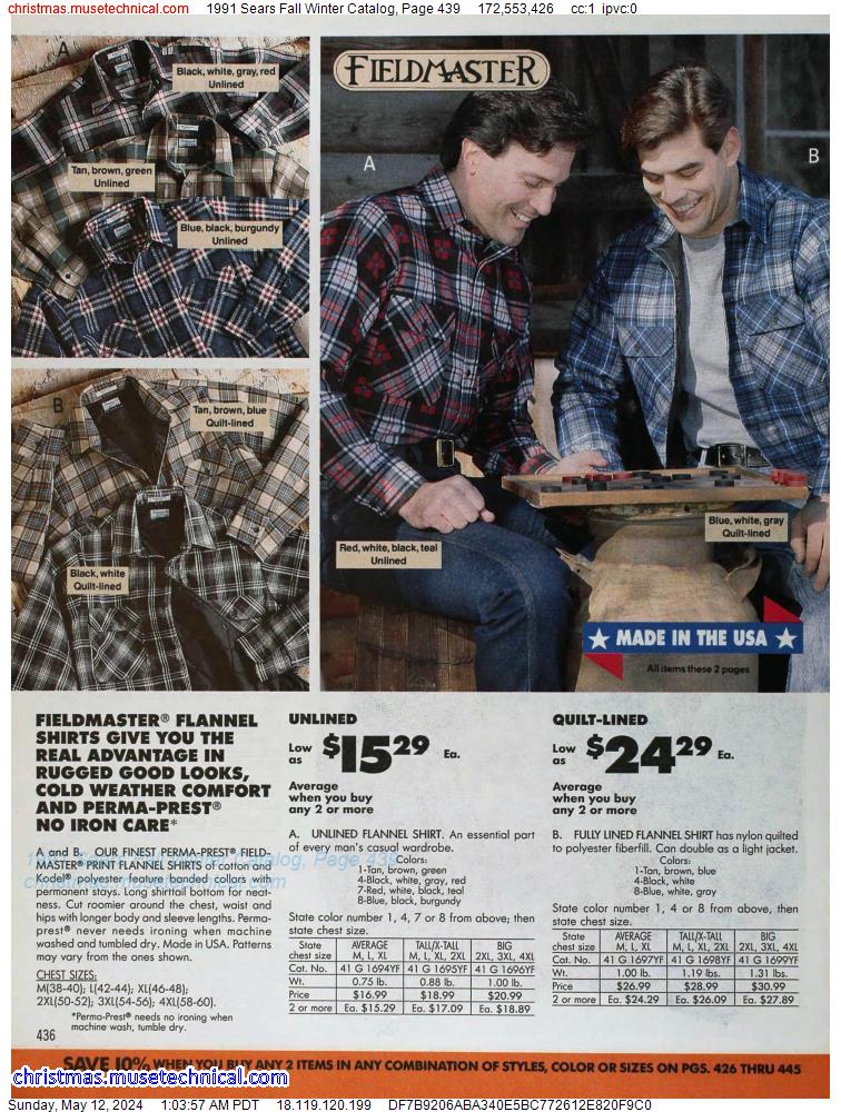1991 Sears Fall Winter Catalog, Page 439