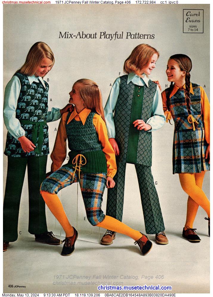 1971 JCPenney Fall Winter Catalog, Page 406