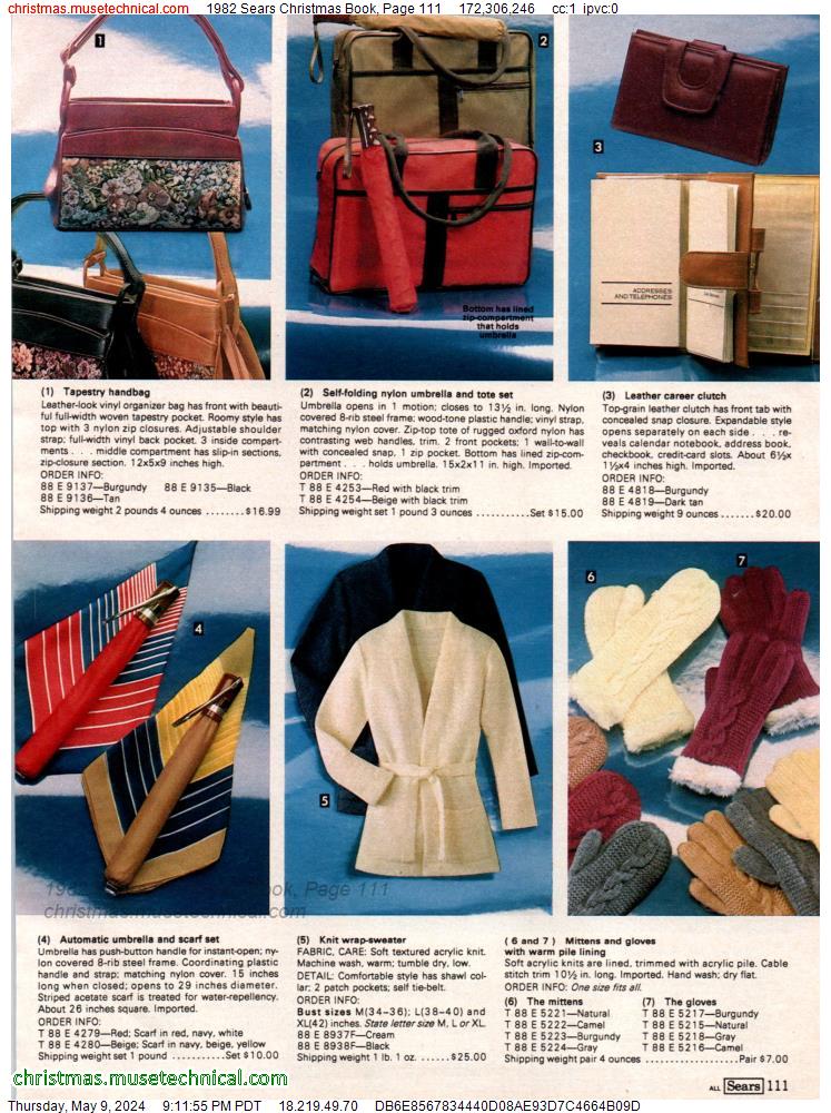 1982 Sears Christmas Book, Page 111