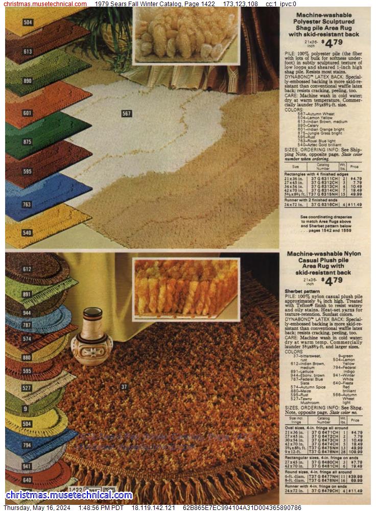 1979 Sears Fall Winter Catalog, Page 1422