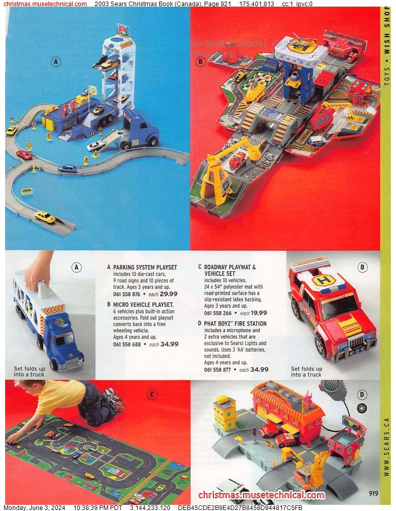 2003 Sears Christmas Book (Canada), Page 921