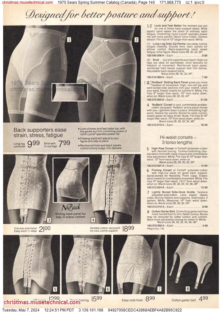 1975 Sears Spring Summer Catalog (Canada), Page 140