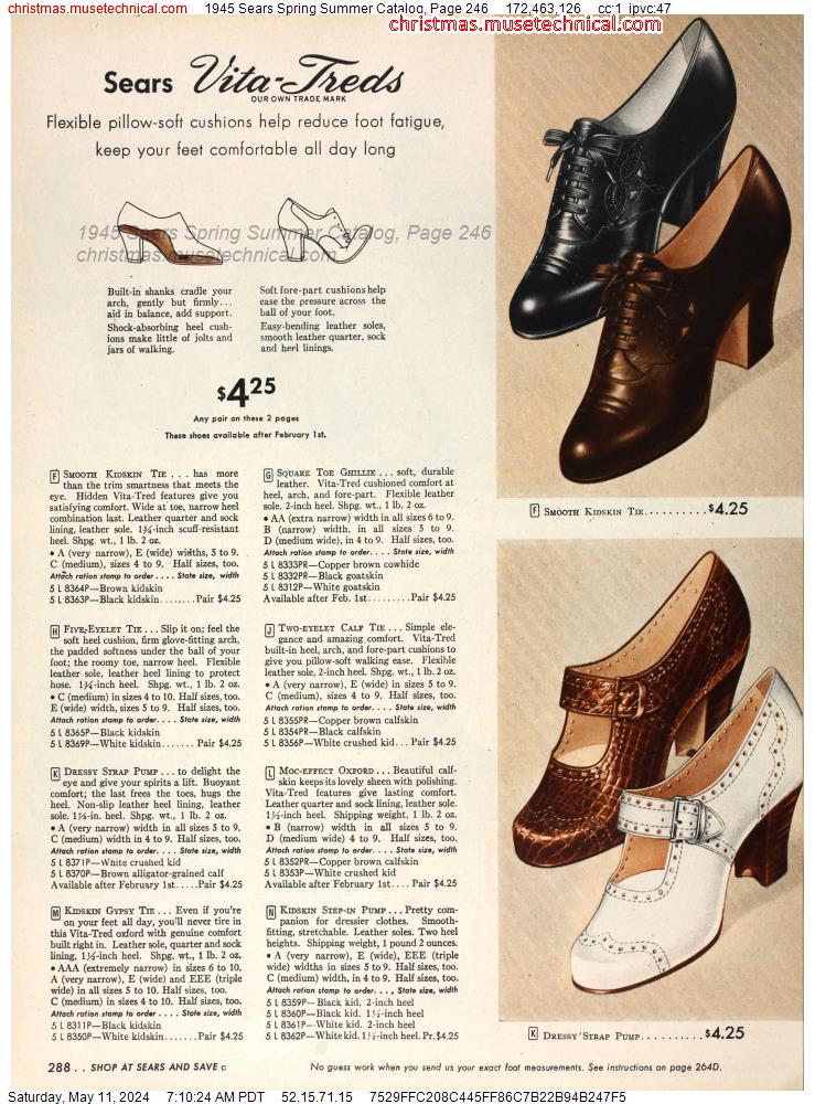 1945 Sears Spring Summer Catalog, Page 246
