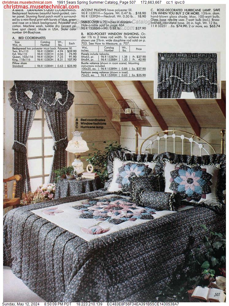 1991 Sears Spring Summer Catalog, Page 507