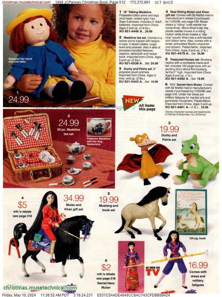 1998 JCPenney Christmas Book, Page 512