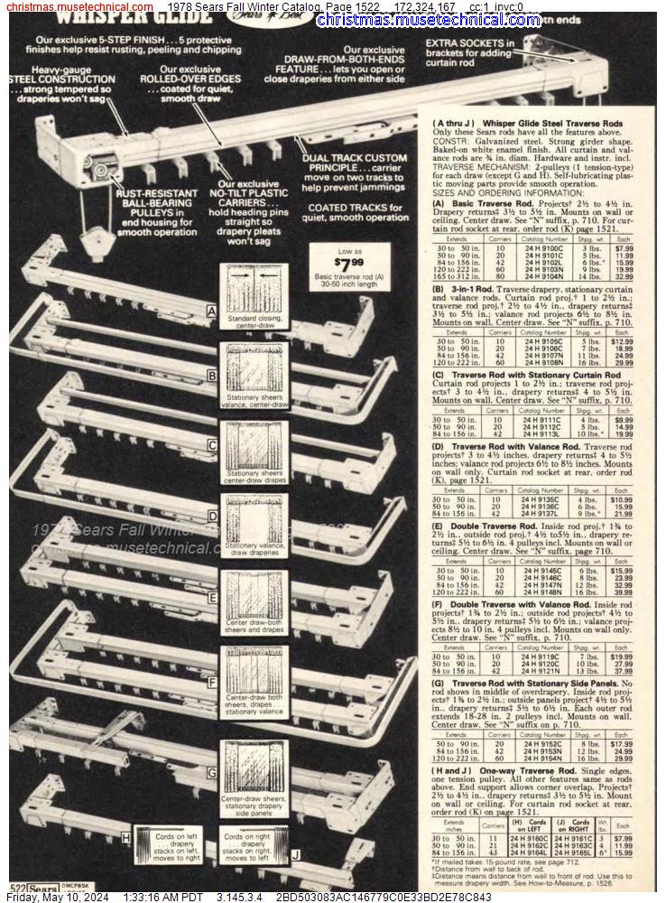 1978 Sears Fall Winter Catalog, Page 1522