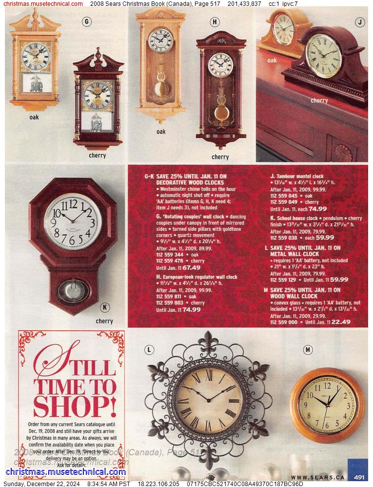 2008 Sears Christmas Book (Canada), Page 517