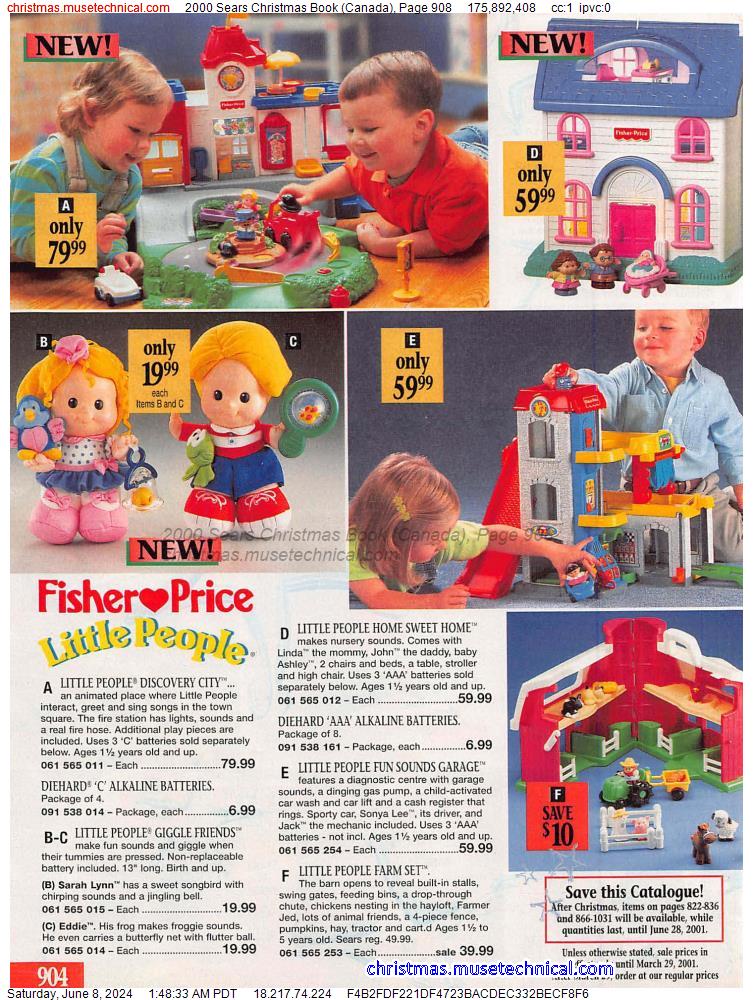 2000 Sears Christmas Book (Canada), Page 908