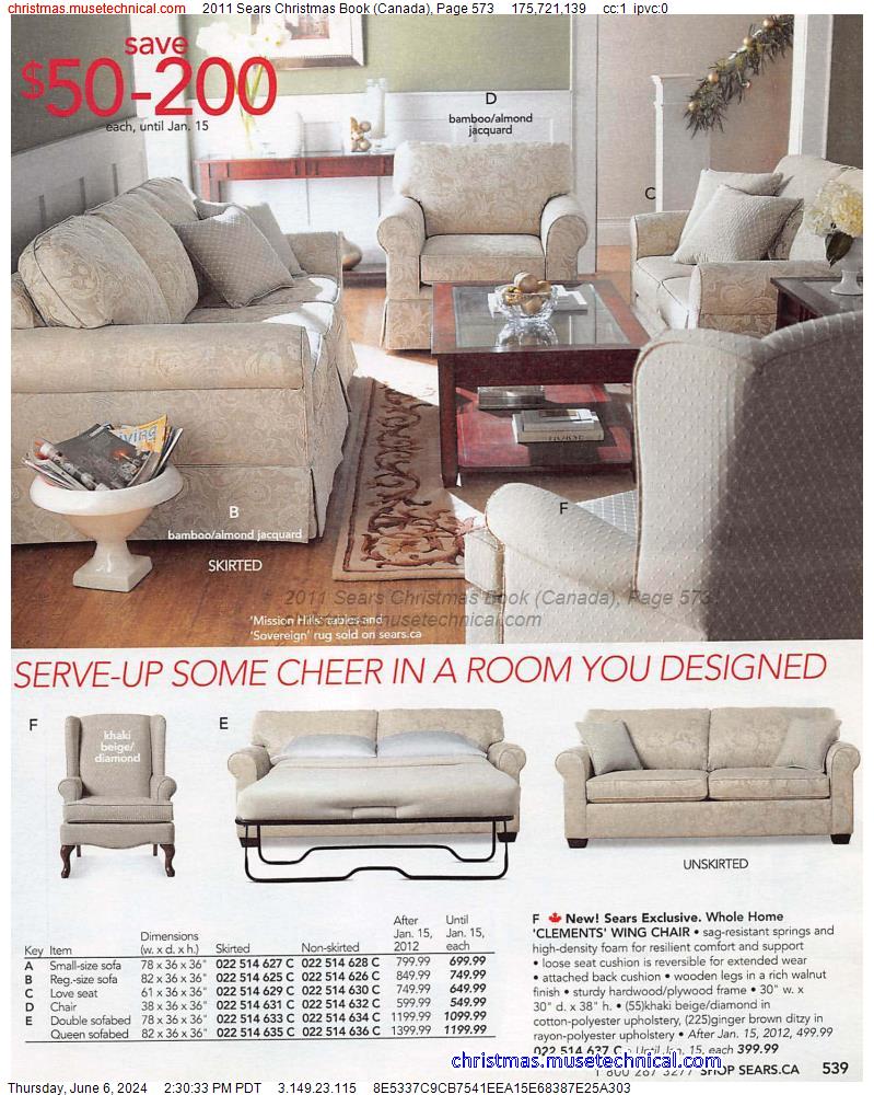 2011 Sears Christmas Book (Canada), Page 573