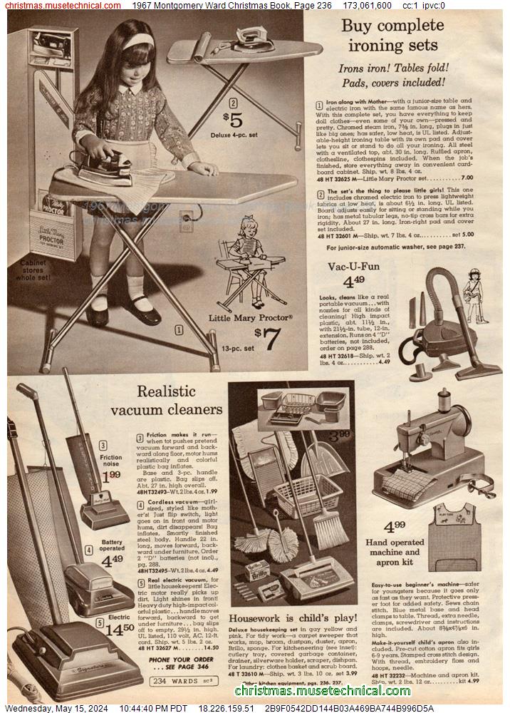 1967 Montgomery Ward Christmas Book, Page 236