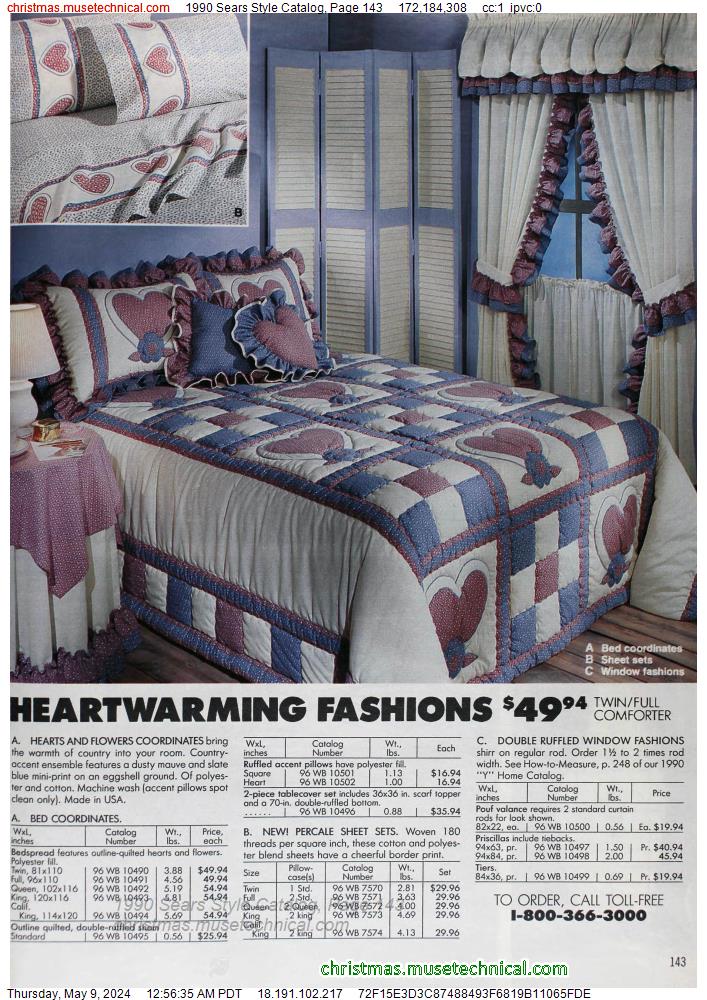 1990 Sears Style Catalog, Page 143