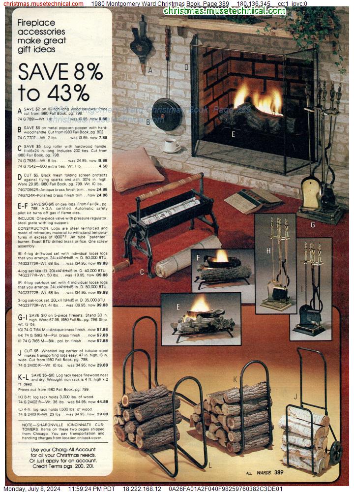 1980 Montgomery Ward Christmas Book, Page 389