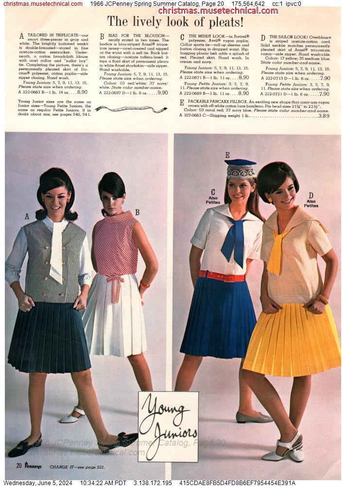 1966 JCPenney Spring Summer Catalog, Page 20