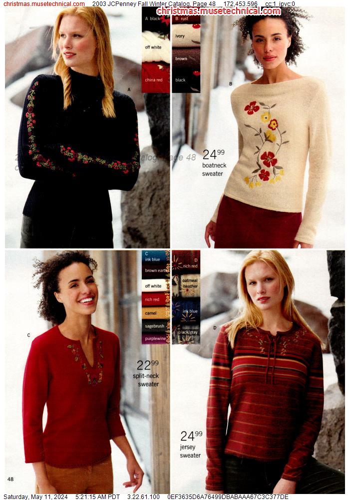 2003 JCPenney Fall Winter Catalog, Page 48