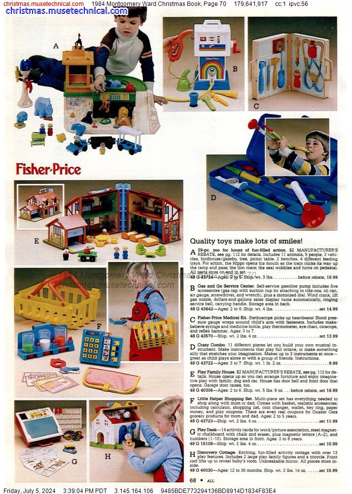 1984 Montgomery Ward Christmas Book, Page 70