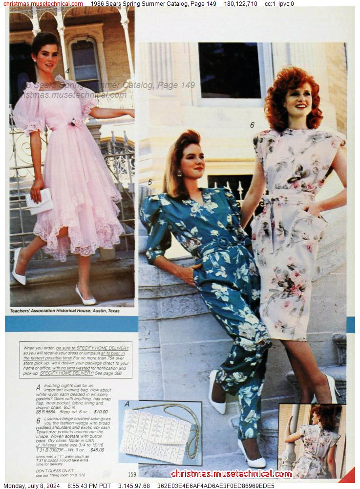 1986 Sears Spring Summer Catalog, Page 149