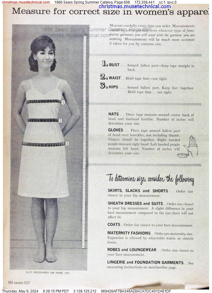 1966 Sears Spring Summer Catalog, Page 656