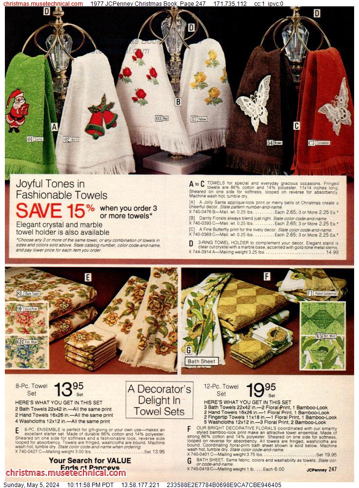1977 JCPenney Christmas Book, Page 247