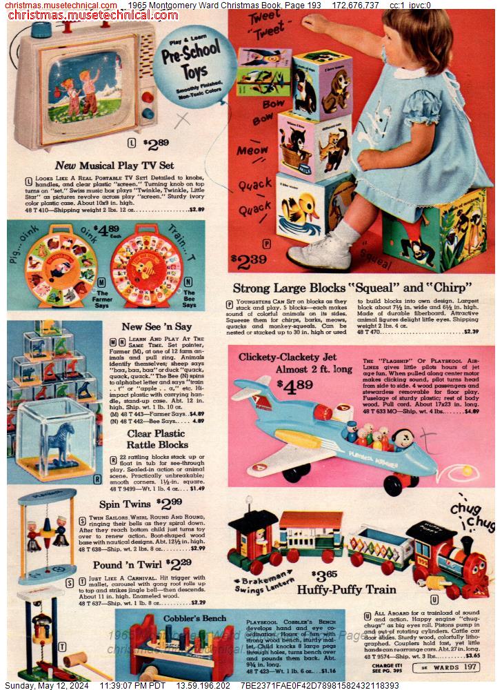 1965 Montgomery Ward Christmas Book, Page 193