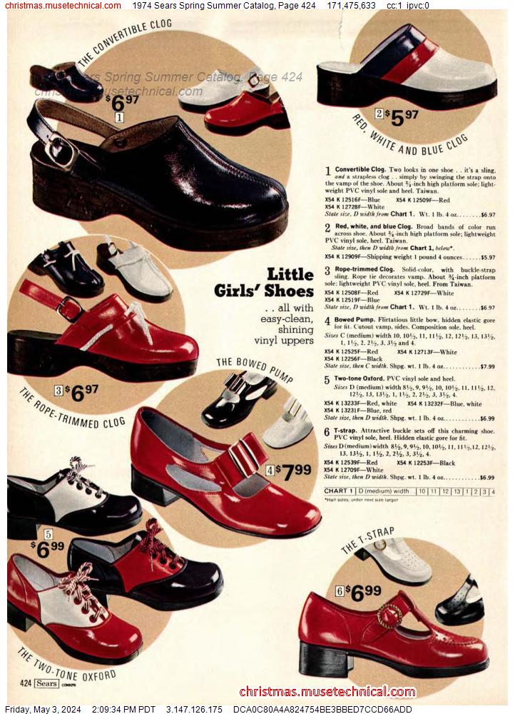1974 Sears Spring Summer Catalog, Page 424