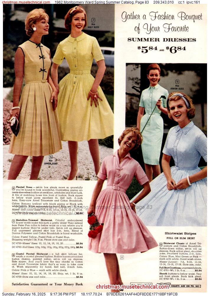 1962 Montgomery Ward Spring Summer Catalog, Page 83