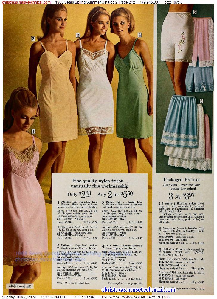 1968 Sears Spring Summer Catalog 2, Page 242 - Catalogs & Wishbooks