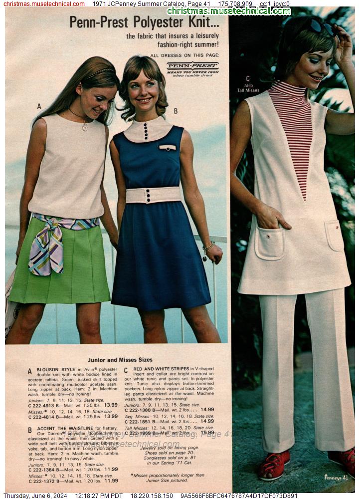1971 JCPenney Summer Catalog, Page 41