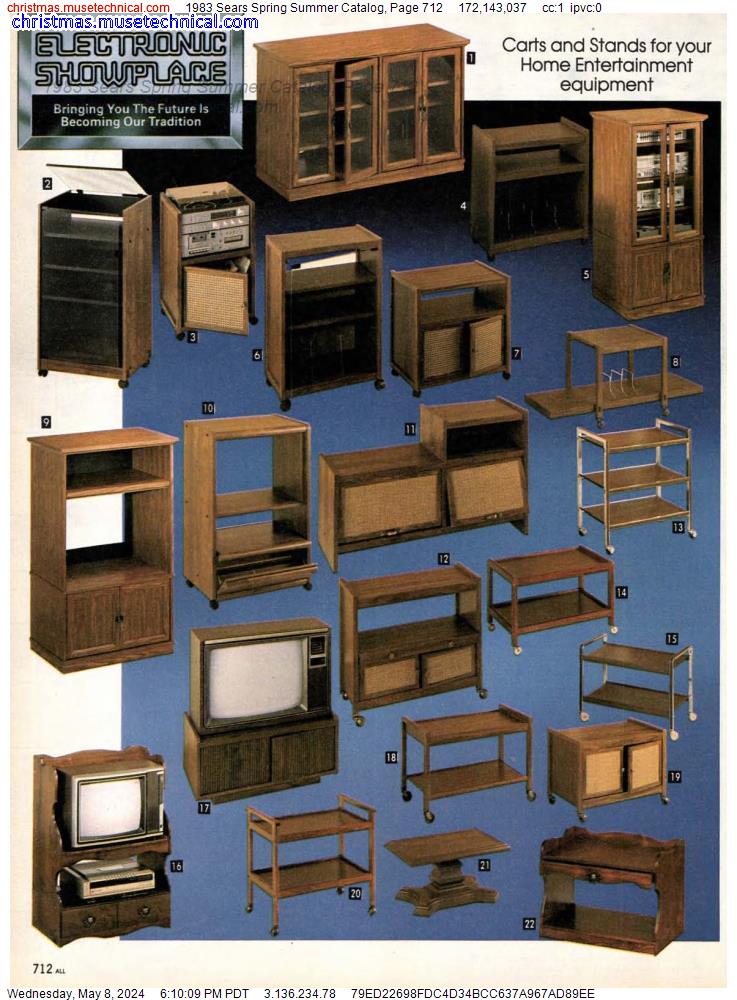 1983 Sears Spring Summer Catalog, Page 712