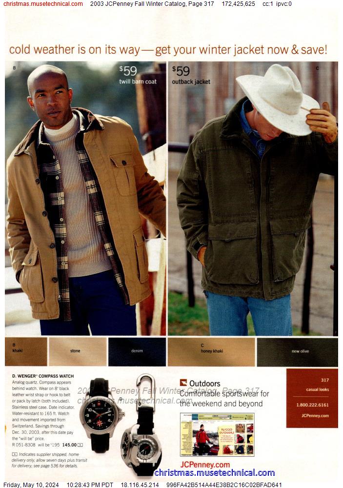 2003 JCPenney Fall Winter Catalog, Page 317