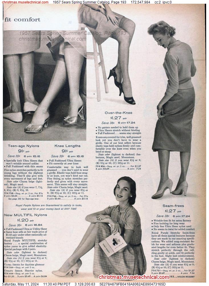 1957 Sears Spring Summer Catalog, Page 193