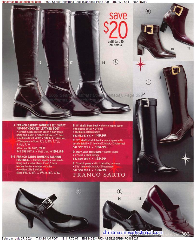 2009 Sears Christmas Book (Canada), Page 399