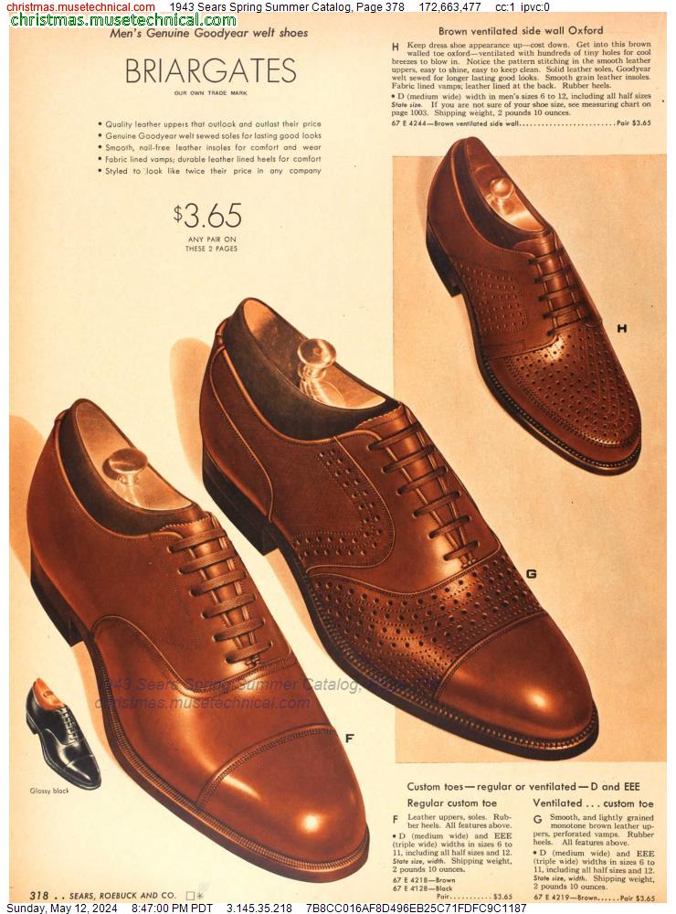 1943 Sears Spring Summer Catalog, Page 378