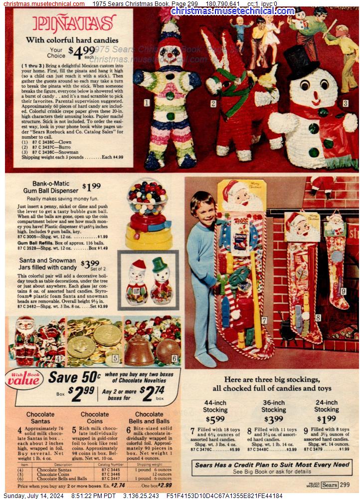 1975 Sears Christmas Book, Page 299