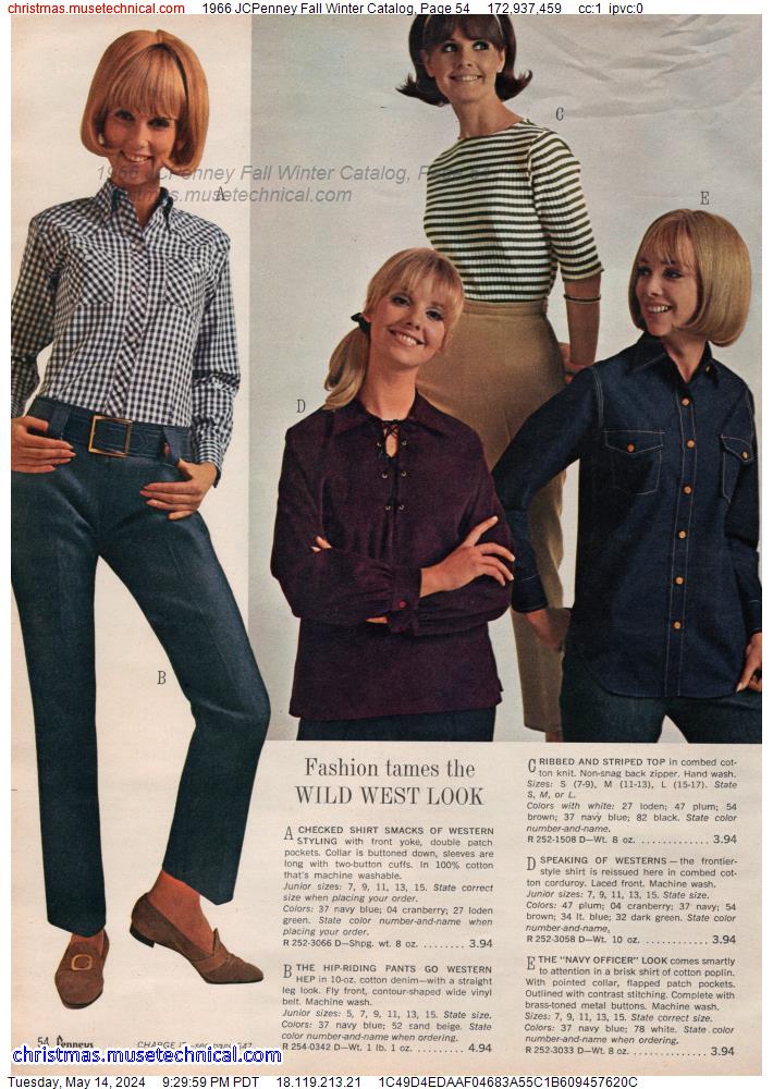 1966 JCPenney Fall Winter Catalog, Page 54