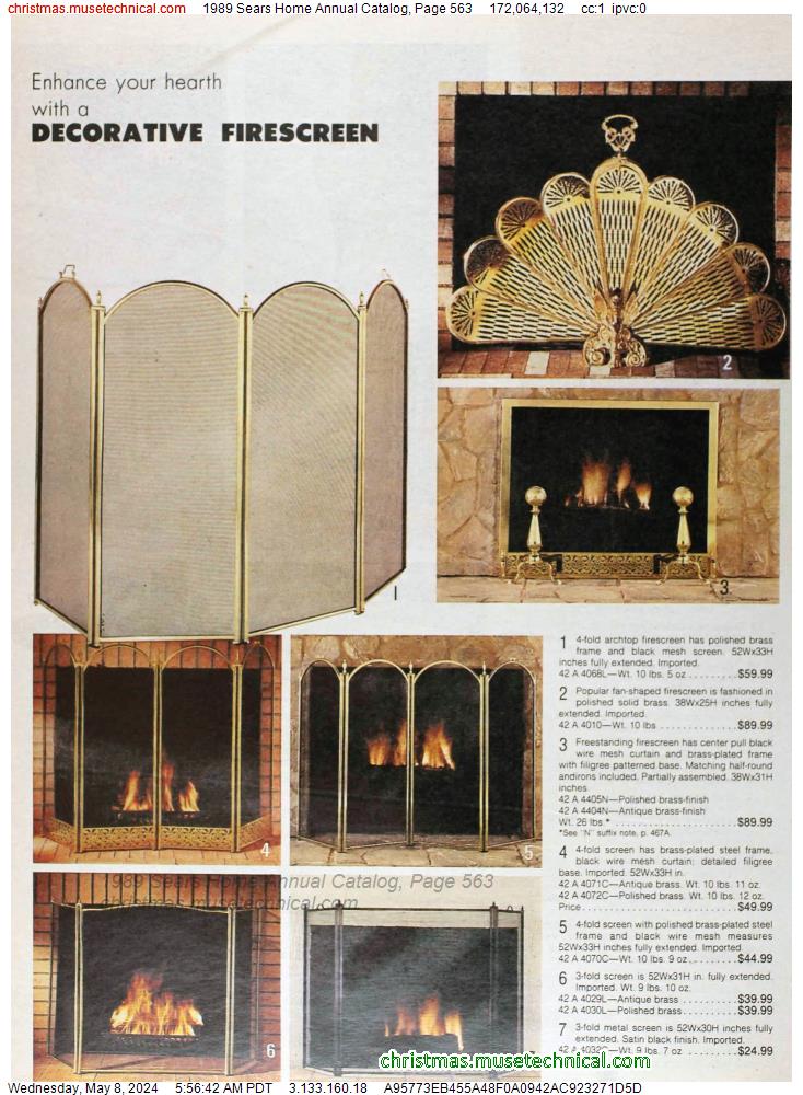 1989 Sears Home Annual Catalog, Page 563