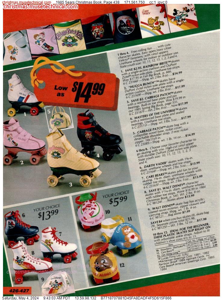 1985 Sears Christmas Book, Page 438