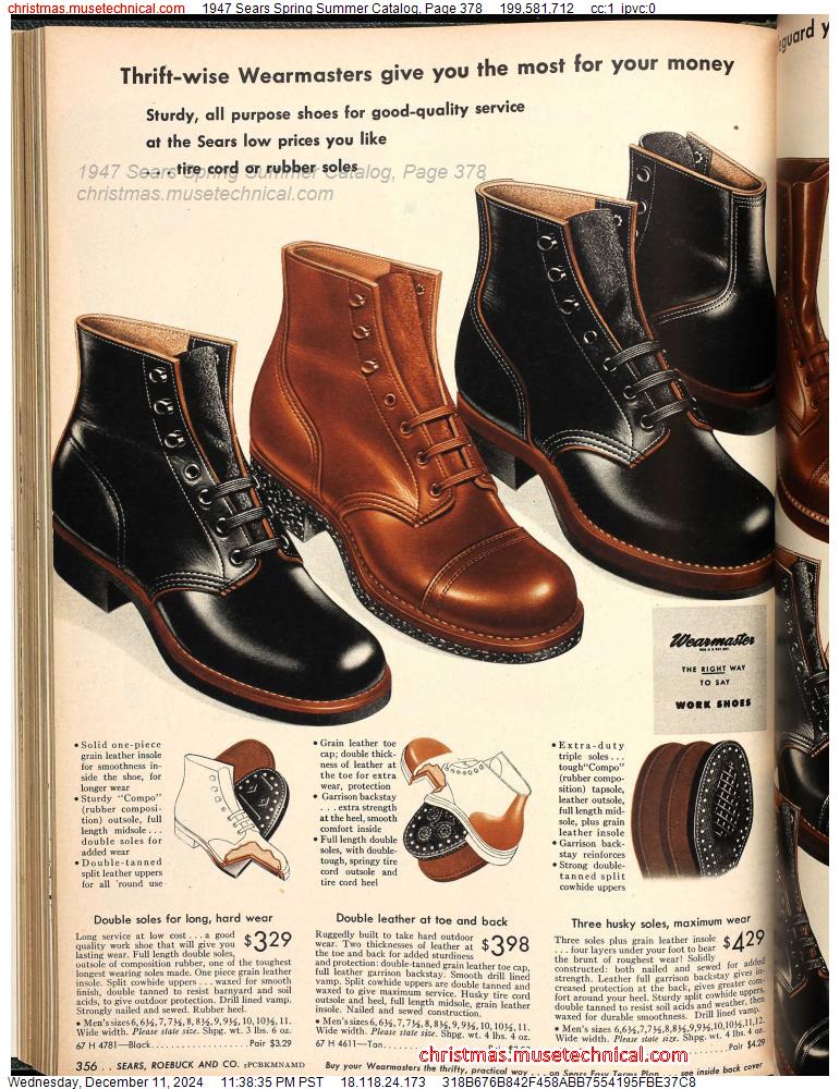 1947 Sears Spring Summer Catalog, Page 378