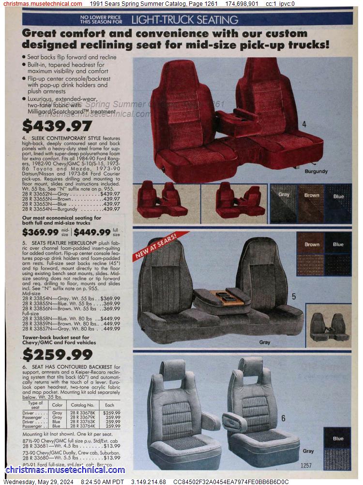 1991 Sears Spring Summer Catalog, Page 1261