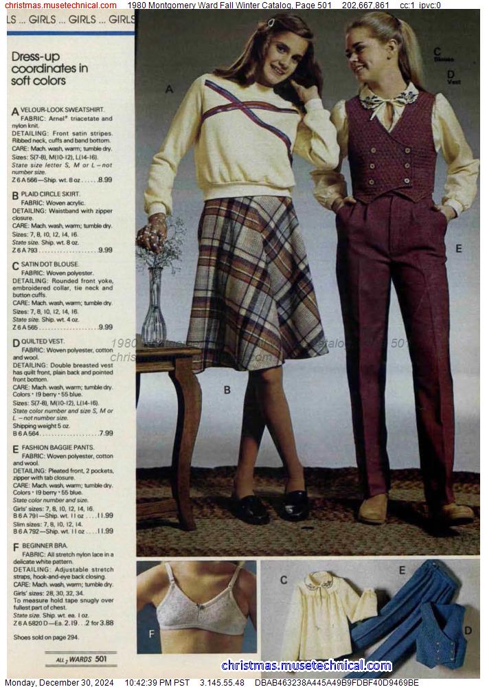 1980 Montgomery Ward Fall Winter Catalog, Page 501