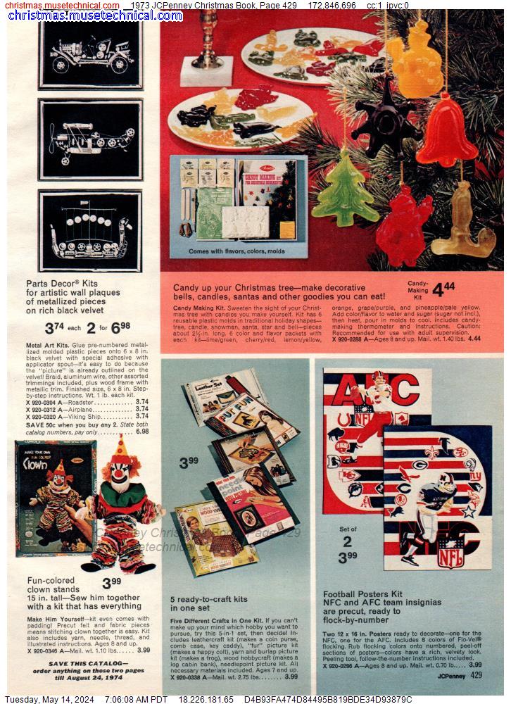1973 JCPenney Christmas Book, Page 429