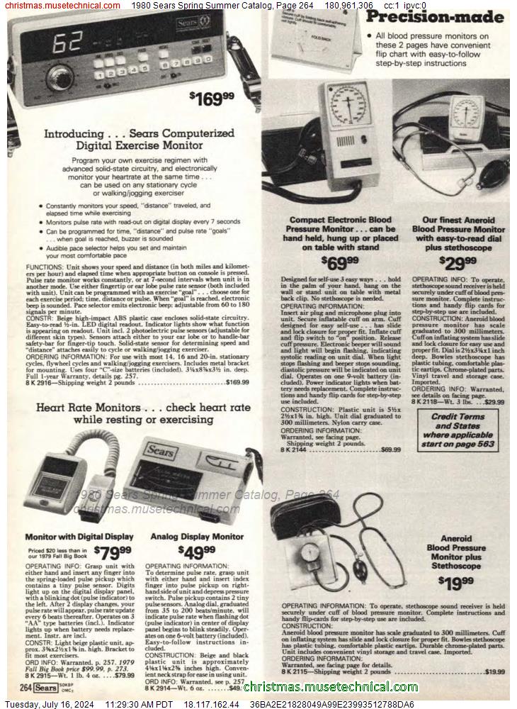 1980 Sears Spring Summer Catalog, Page 264