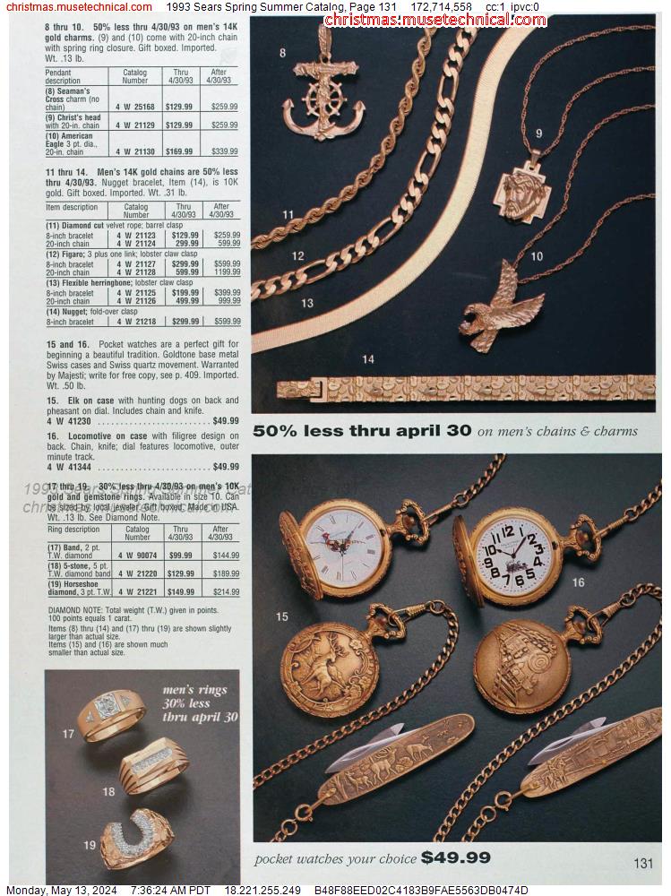 1993 Sears Spring Summer Catalog, Page 131