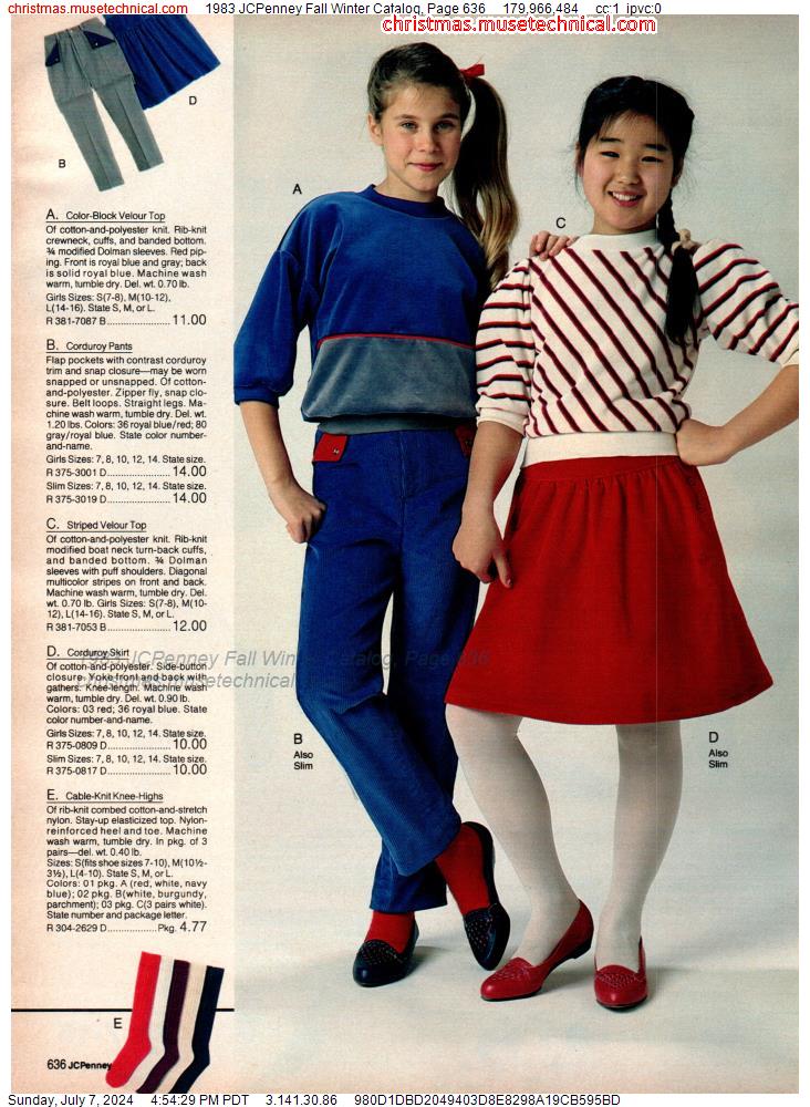 1983 JCPenney Fall Winter Catalog, Page 636