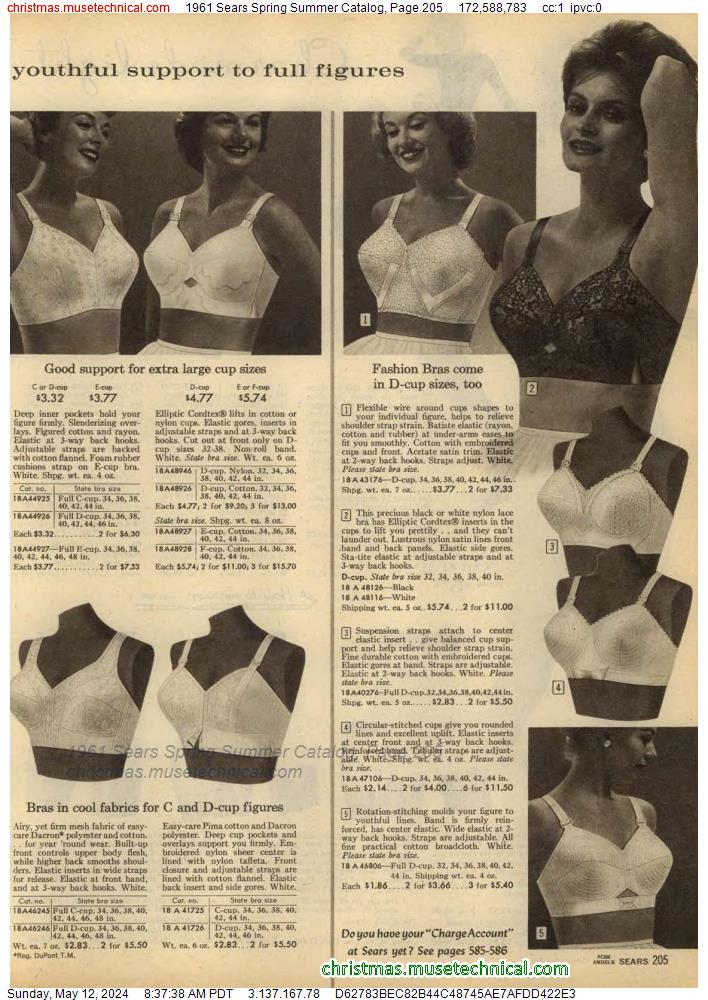 1961 Sears Spring Summer Catalog, Page 205