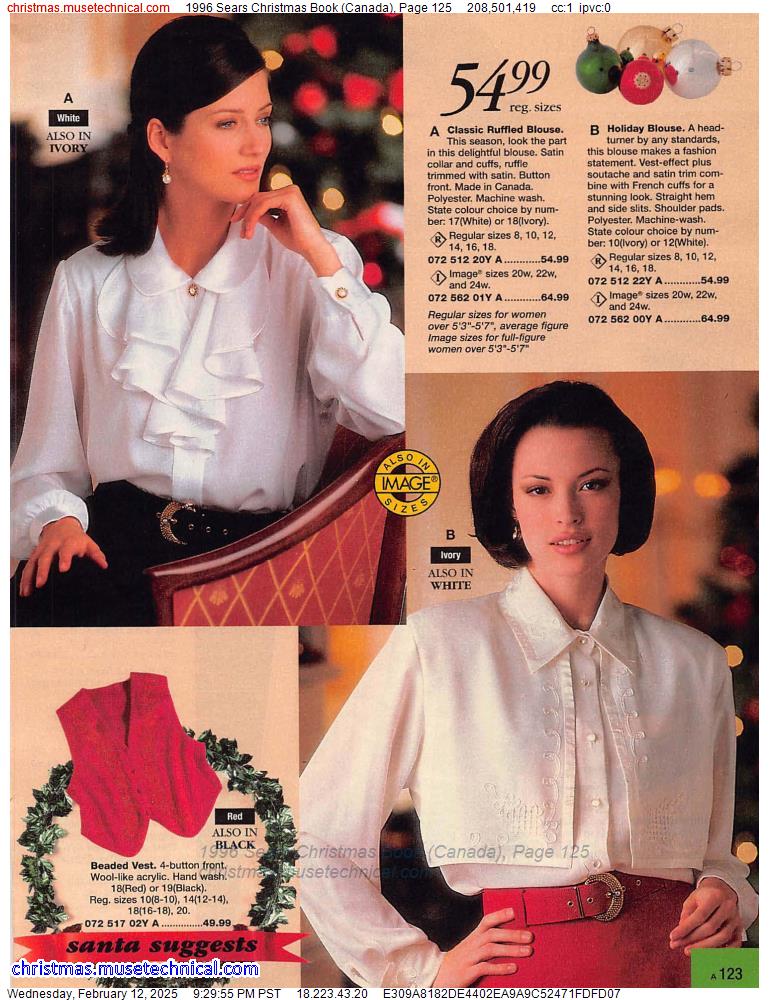 1996 Sears Christmas Book (Canada), Page 125