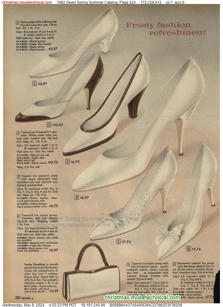 1962 Sears Spring Summer Catalog, Page 224