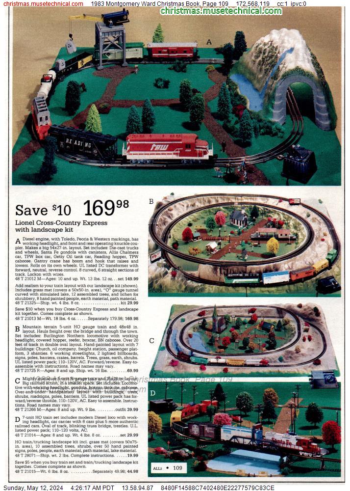 1983 Montgomery Ward Christmas Book, Page 109