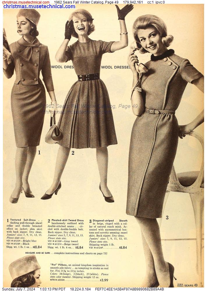 1962 Sears Fall Winter Catalog, Page 49