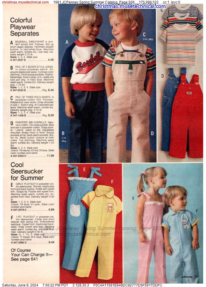 1981 JCPenney Spring Summer Catalog, Page 509